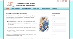 Desktop Screenshot of medicalguidewiremanufacturer.com